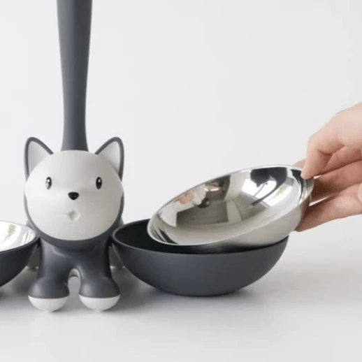 TAÇA PARA COMIDA/ÁGUA DE GATO "TIGRITO" (Alessi)