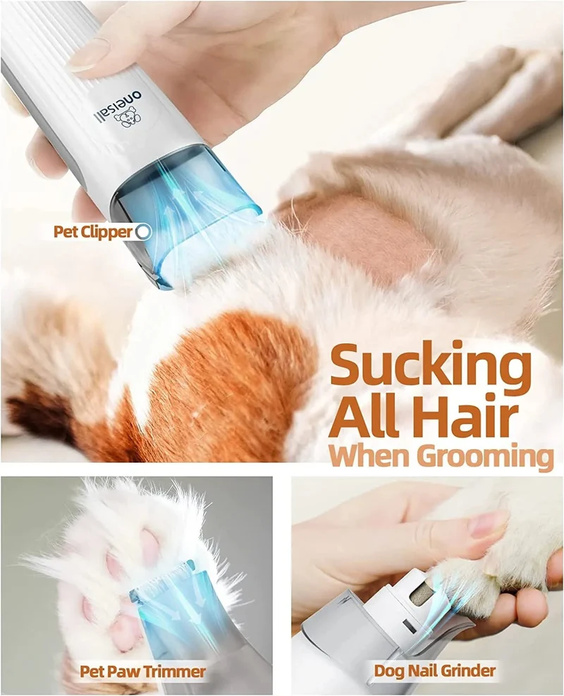 Expulsador / Aspirador de Pêlos para Cães e Gatos