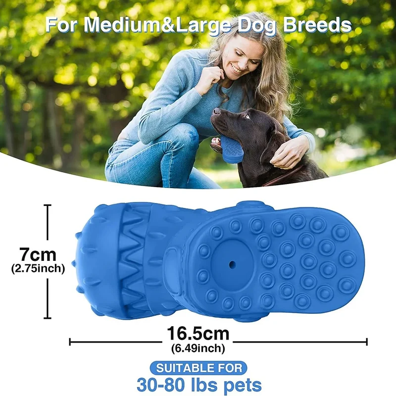 Brinquedos Indestrutíveis para Cães – brinquedos mastigáveis para cães grandes, médios e pequenos