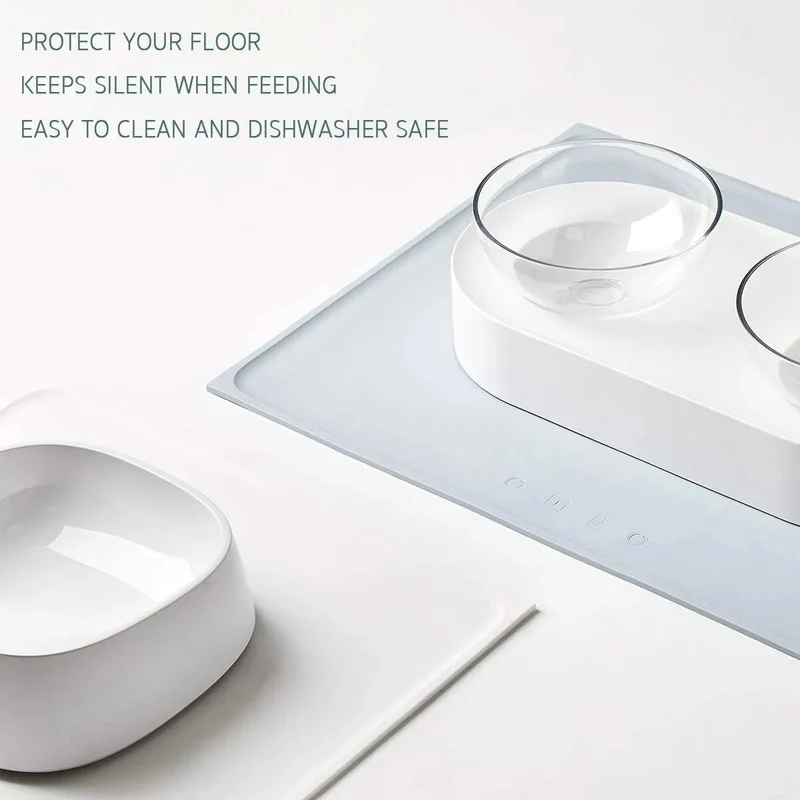 Base de silicone para alimentadores e bebedouros, 46 x 34 x 0,2 cm (PETKIT)