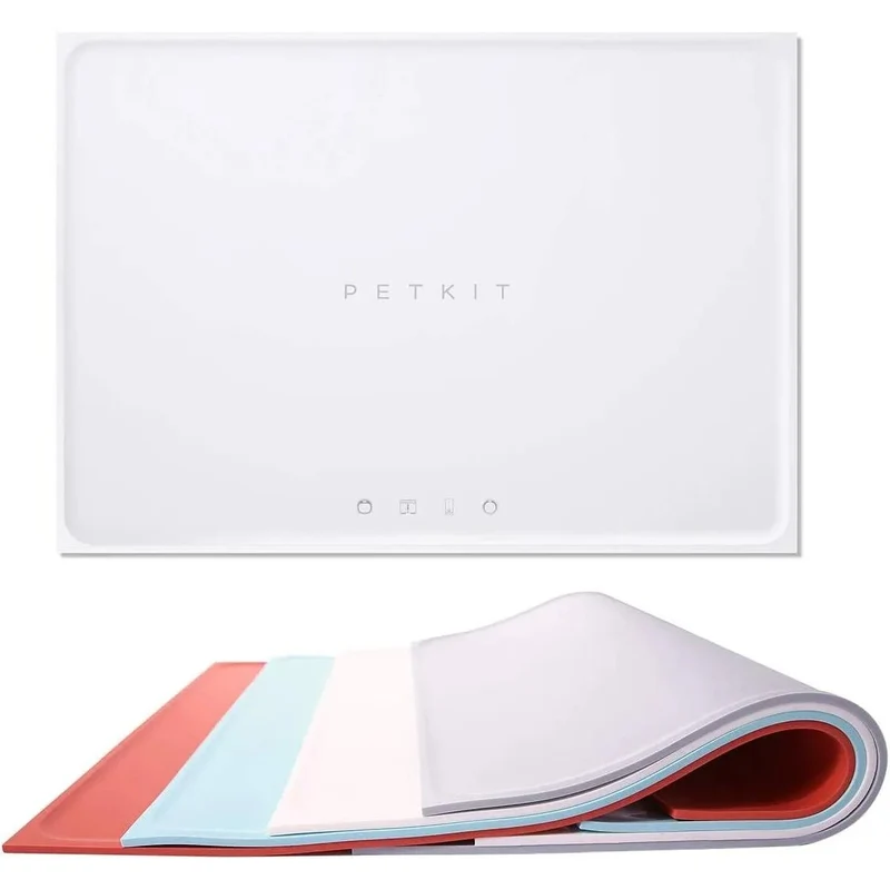 Base de silicone para alimentadores e bebedouros, 46 x 34 x 0,2 cm (PETKIT)