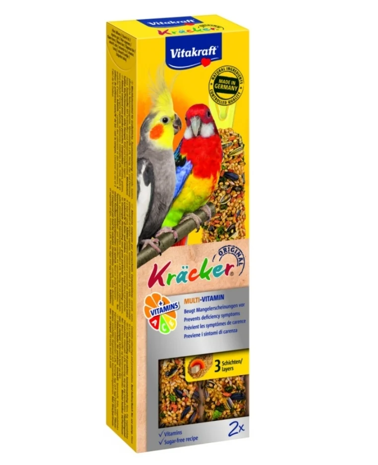Vitacrafte Krackers Nymphensittich Multivitamine 2 Stück