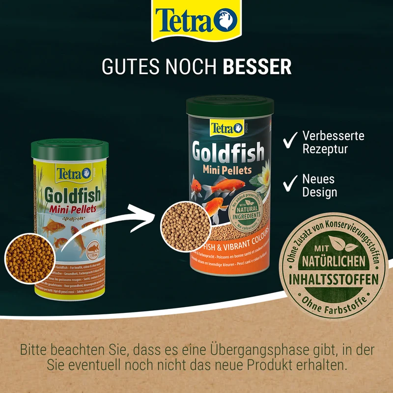 Tetra Goldfisch-Mix – 3in1 – 1 l – Mini-Pellets