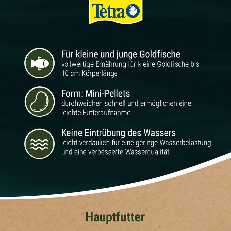 Tetra Goldfisch-Mix – 3in1 – 1 l – Mini-Pellets