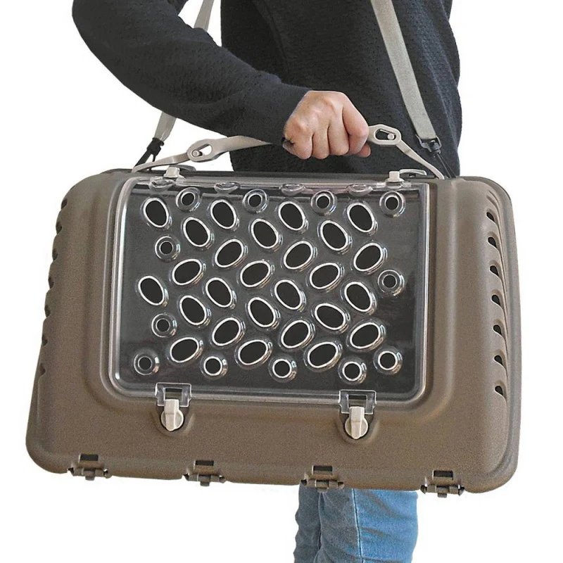 Transport-P-Tasche Taupe 44.5 x 26.5 x 28 cm