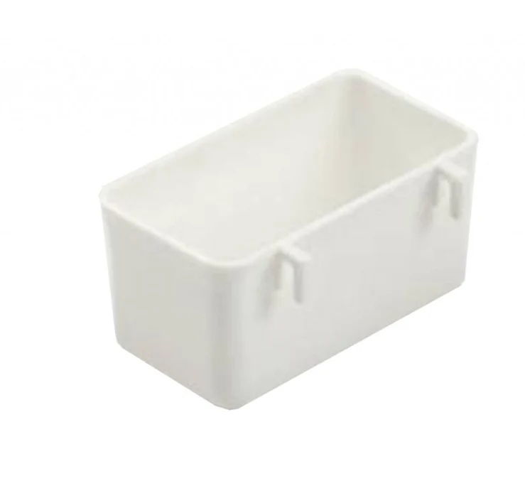 Kunststoff-Futternapf mit Haken 9x5x4,4cm