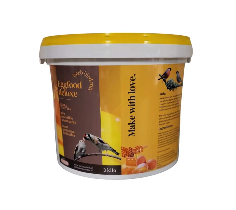 Eggfood Deluxe 100 Gramm (Probierpaket.) 14,2 % Proteine ​​(+ Löwenzahn, Bierhefe, Seidenraupe...)