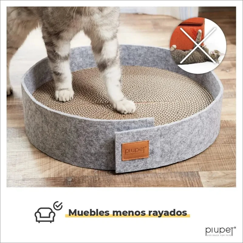 Arranhador para gato com erva gateira PiuPet®