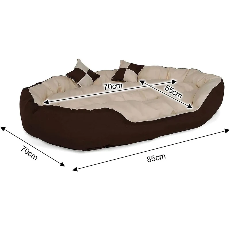 Cama de Luxo, lavável, para cães (em tecido Oxford)