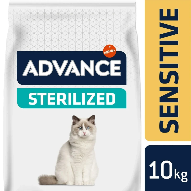 Advance Cat Sterilised Sensitive | Salmão e Cevada (Salmon & Barley) - Para Gatos Esterilizados