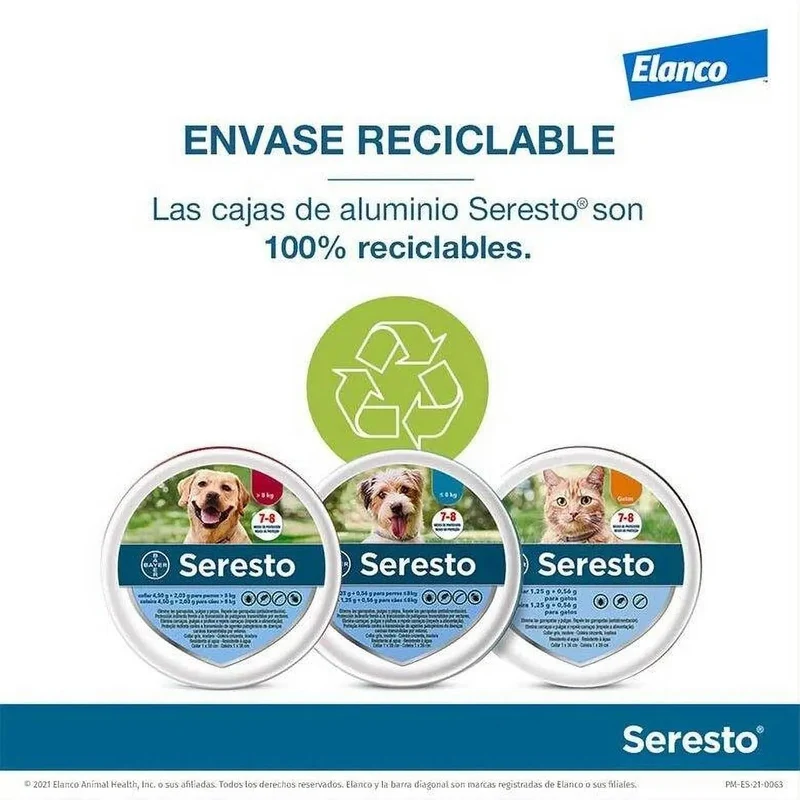 SERESTO Desparasitante Coleira para Gato