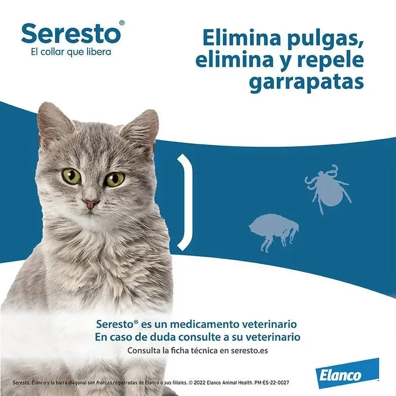 SERESTO Desparasitante Coleira para Gato