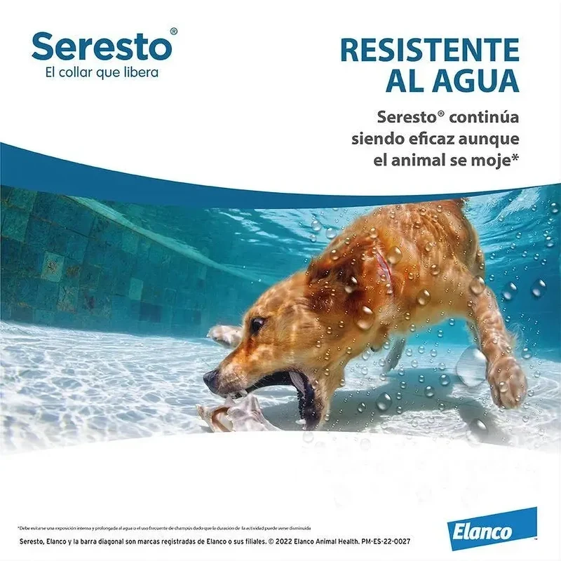 SERESTO Desparasitante Coleira para Cão Pequeno até 8 KG (AZUL)
