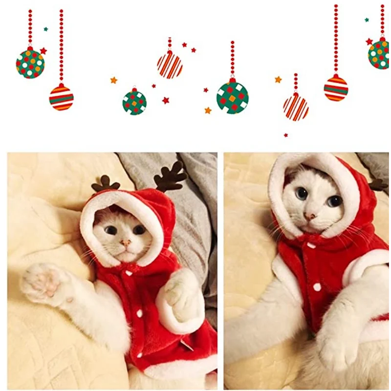 Conjunto Roupa de Natal para cão ou Gato ( 4 tamanhos)