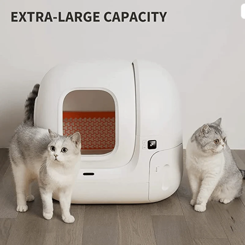 WC / Sanitário para gatos com auto-limpeza xSecure /eliminação de odores /App Controlo automático para vários gatos
