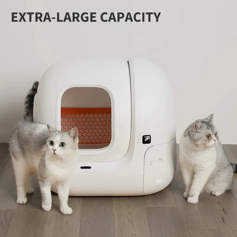 WC / Sanitário para gatos com auto-limpeza xSecure /eliminação de odores /App Controlo automático para vários gatos