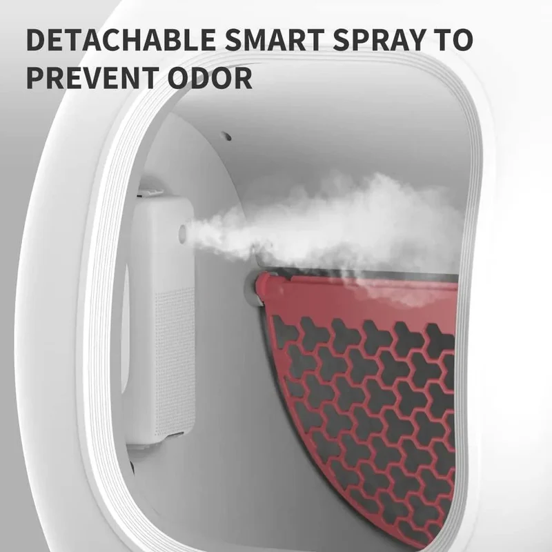 WC / Sanitário para gatos com auto-limpeza xSecure /eliminação de odores /App Controlo automático para vários gatos