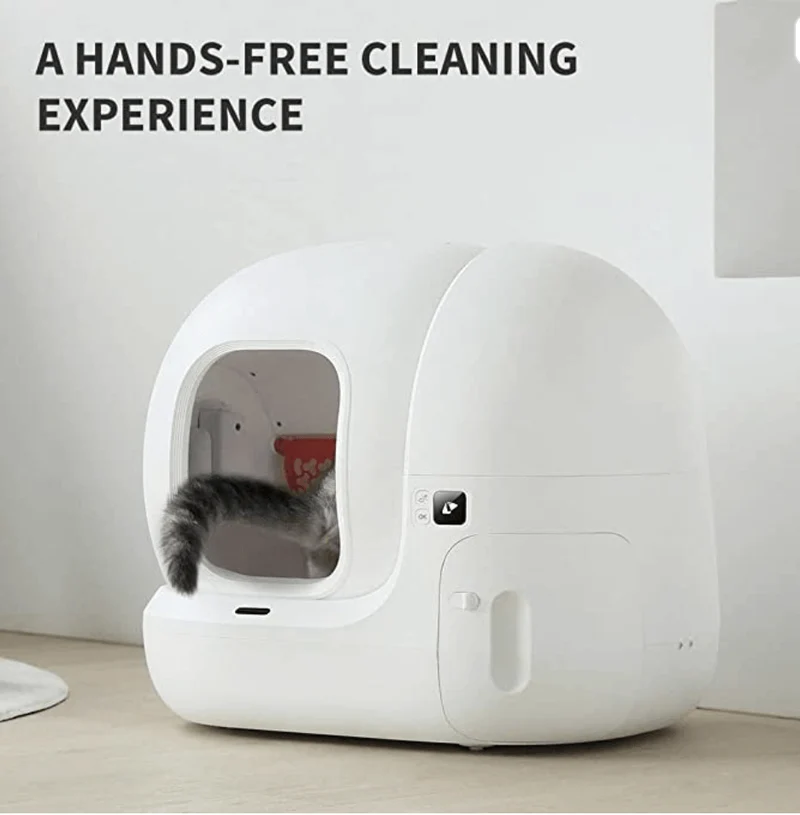 WC / Sanitário para gatos com auto-limpeza xSecure /eliminação de odores /App Controlo automático para vários gatos