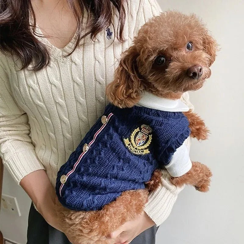 Camisola Tipo Pull-Over para Cães de Raças Pequenas e Médias