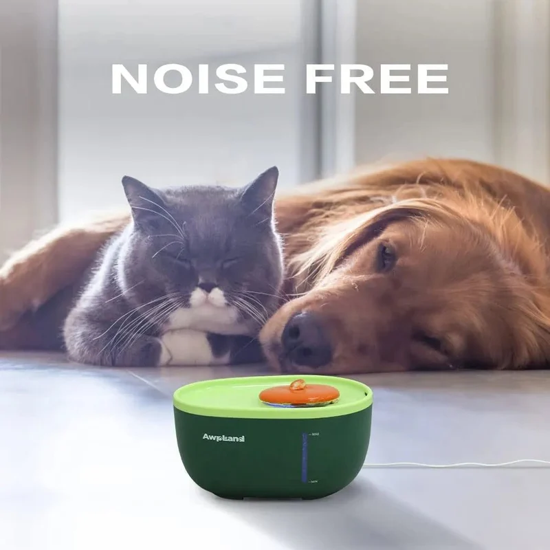 Fonte / bebedouro para gatos ou cães, ultra silenciosa, 2 litros