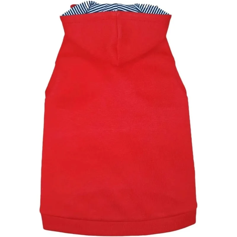 Camisola com capuz para gato