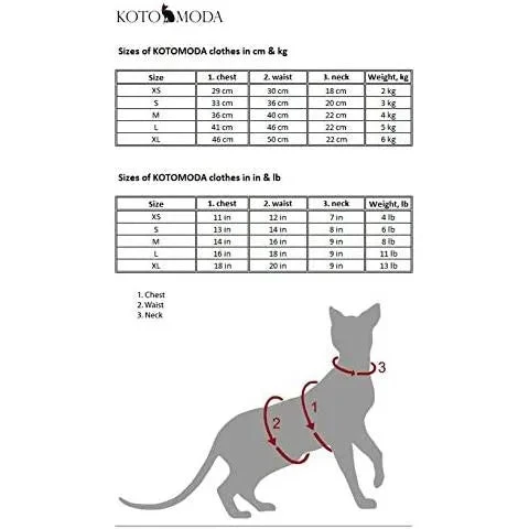 Camisola com capuz para gato