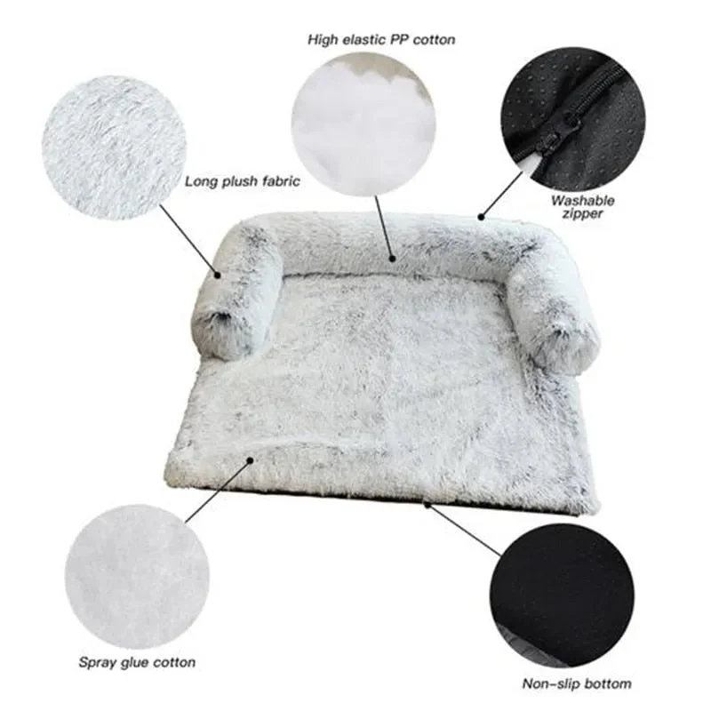 Cama Super-Fôfa, Quente e Confortável, Ideal para o Sofá, para Cães