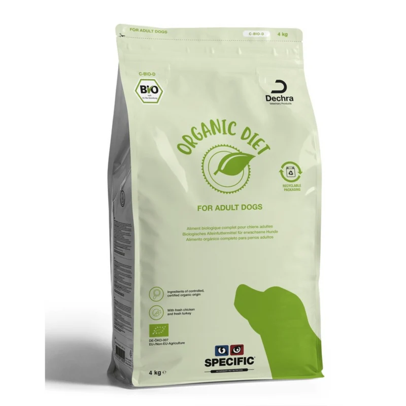 SPECIFIC C-BIO-D ADULT ORGANIC para Cão - 4 Kgs