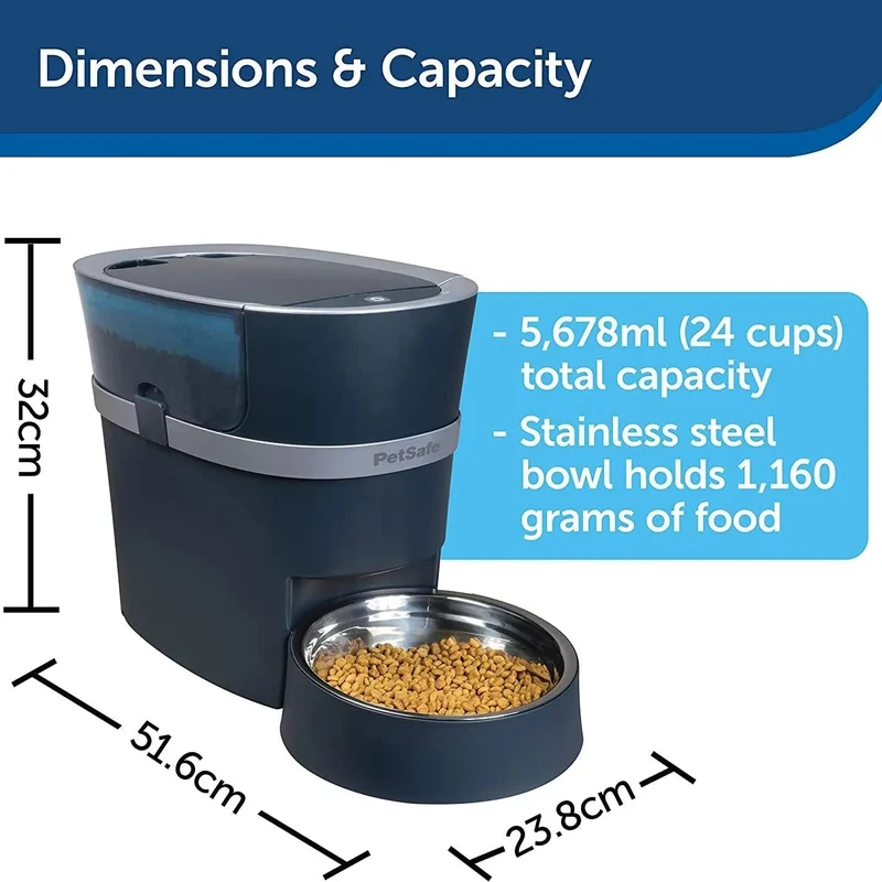 SmartFeed 2.0 Alimentador Automático para Cães e Gatos com 6 Litros (PetSafe®)
