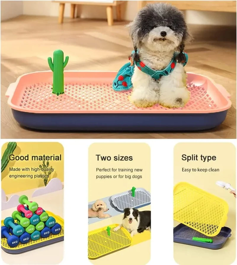 Bandeja Sanitária / WC de Treino para Cães, Lavável