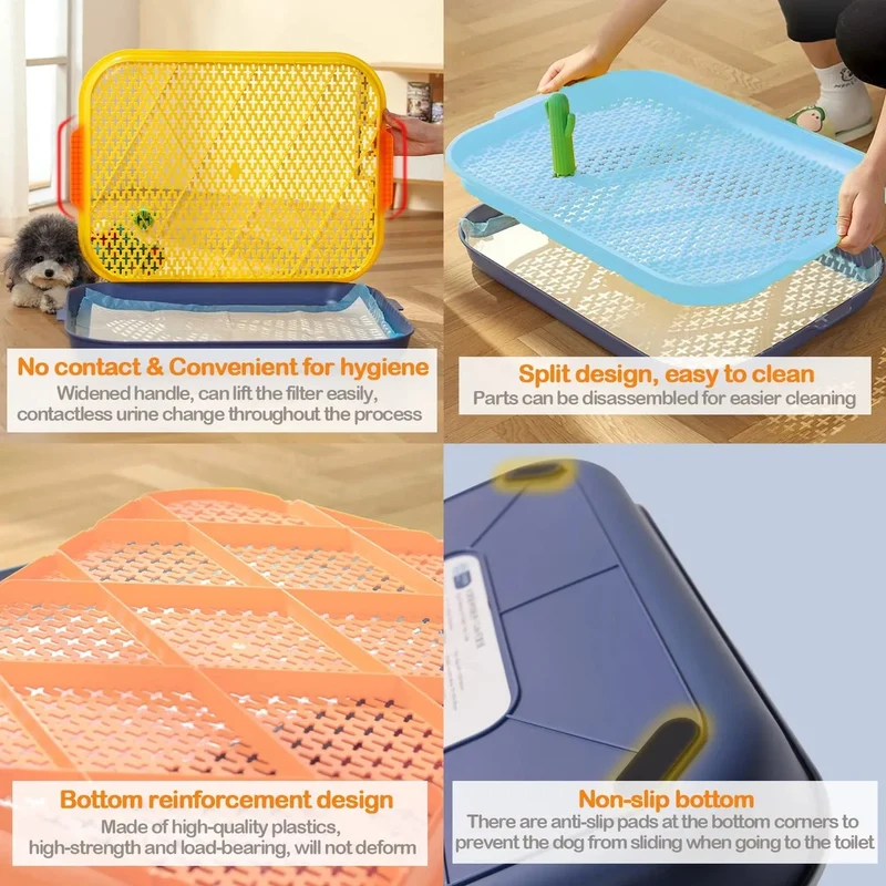Bandeja Sanitária / WC de Treino para Cães, Lavável