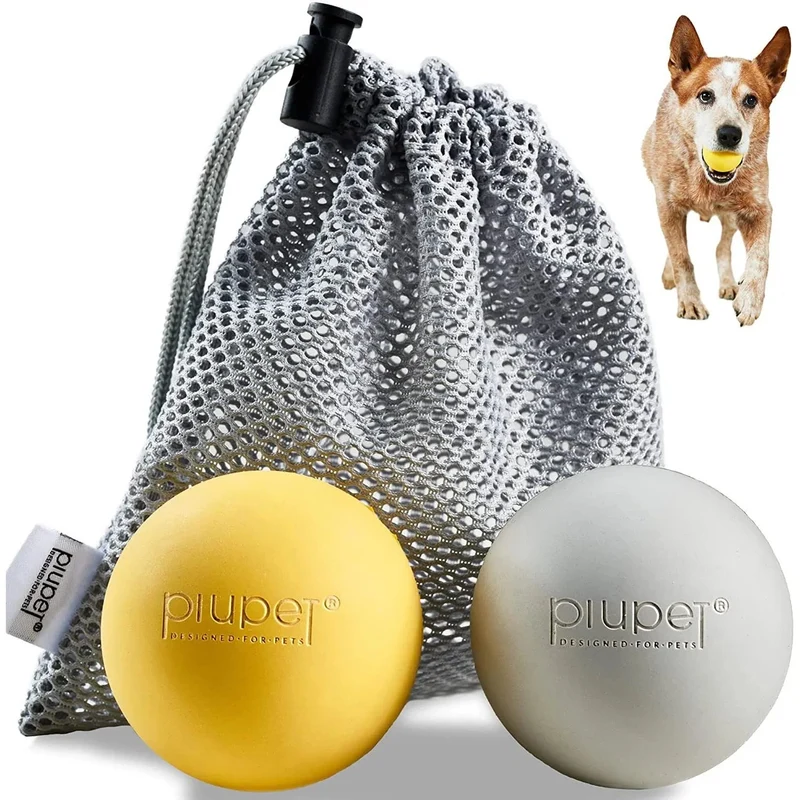 Conjunto de 2 Bolas para Cães, Resistentes a Mordidas