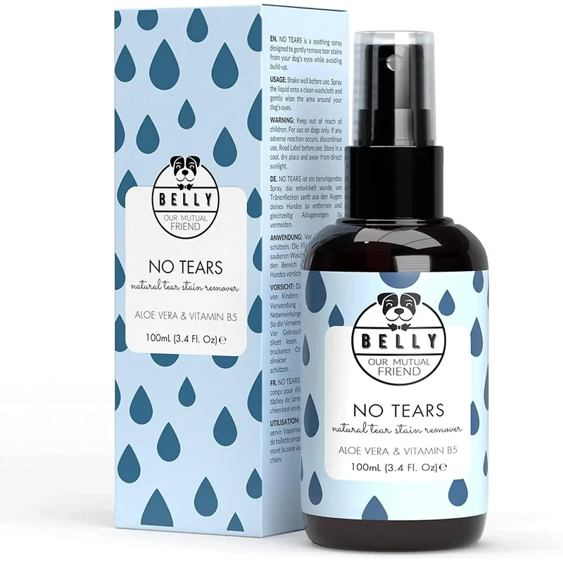 Spray Limpador de Olhos para Cães - com Aloé Vera e vitamina B5 (100 ml) - Orgânico - Belly