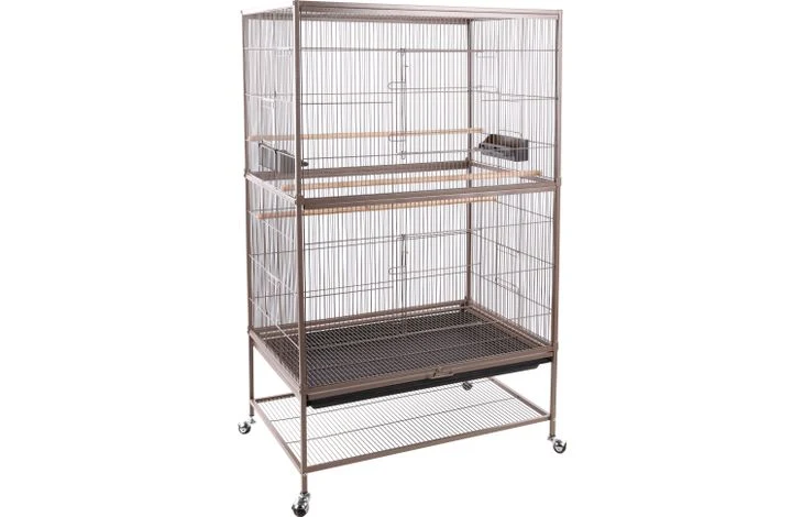 Sumba Taube Voliere - Außenvoliere für 8 Vögel im Innenbereich - Aluminiumvoliere - 79x52x134 cm - Flamingovoliere