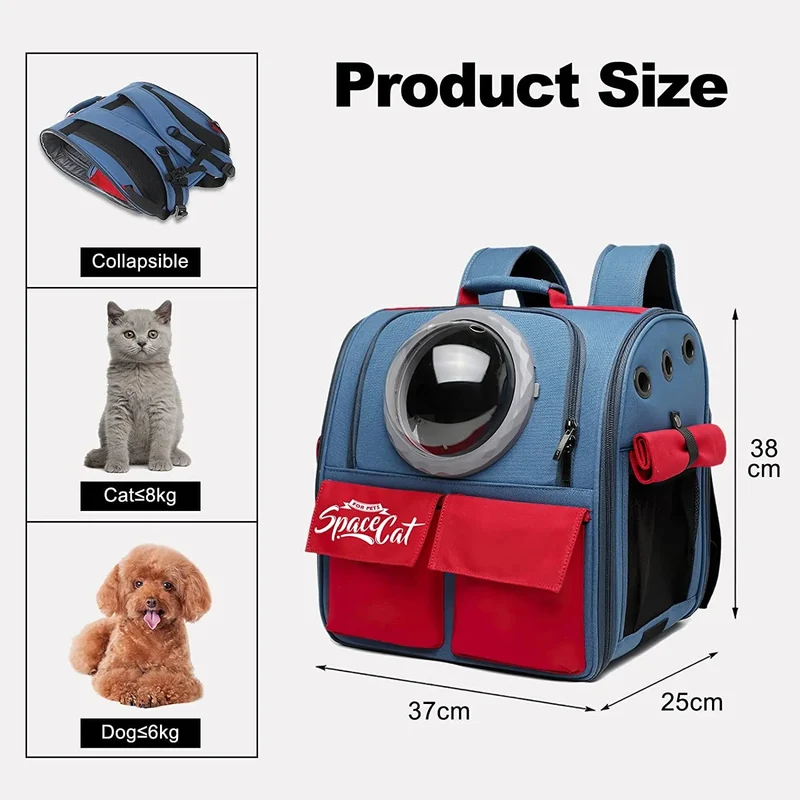 Mochila Ventilada para Gatos ou Cães pequenos