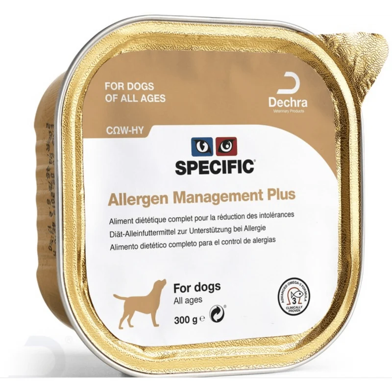 Specific Cão COW-HY Allergen Management Wet - Caixa com 6 Embalagens de 300 gramas cada