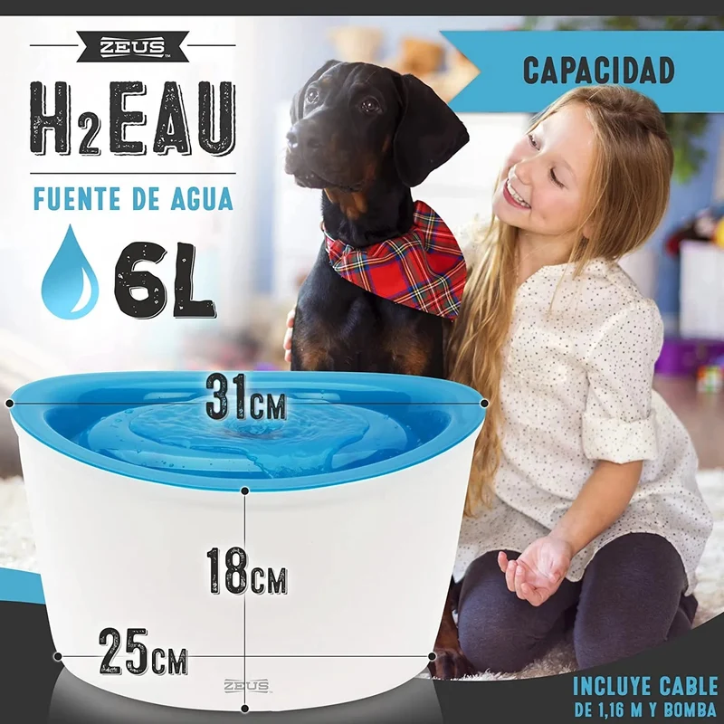 Bebedouro / Fonte para Cães ou Gatos, 6 litros