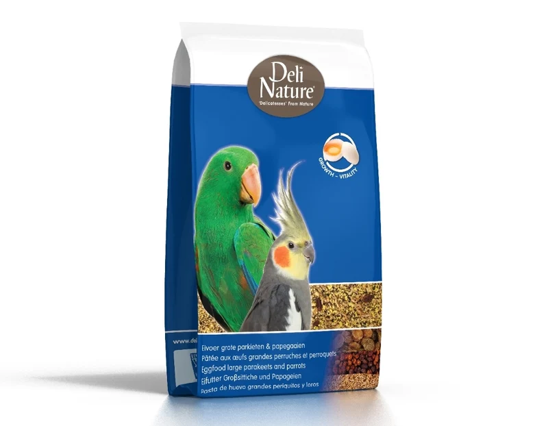 Deli Nature Eifutter Patee Großsittiche und Papageienfett 10 kg