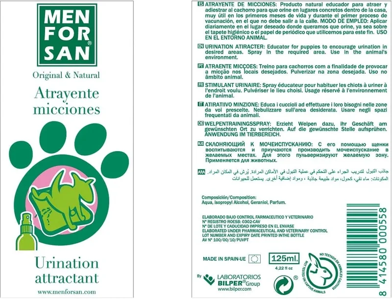 Menforsan - Atrai os Cães para urinarem, 125 ml