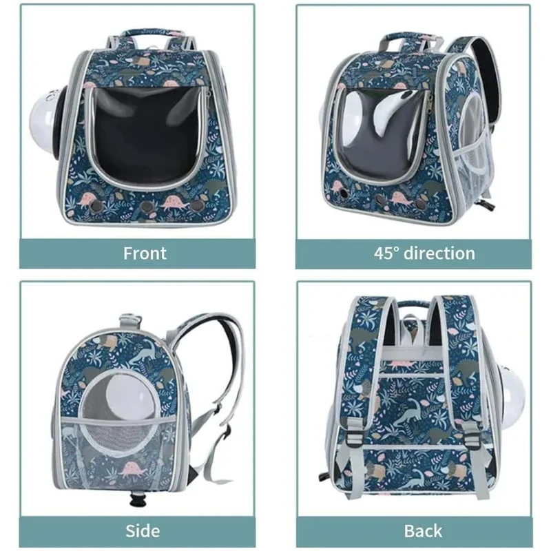 Mochila / Trolley respirável, tipo cápsula, para Gatos ou Cães pequenos