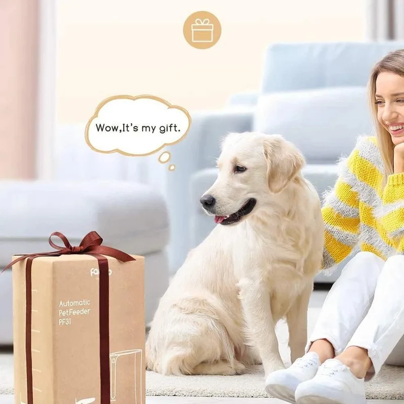 Alimentador Automático - Comedouro para Gatos ou Cães, com Temporizador, Ecrã LCD, Controlo de Porções - 7 litros - Até 4 refeições diárias