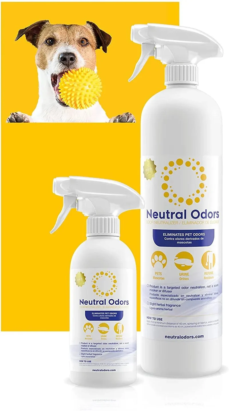 Removedor de odores de animais de estimação (pisos, tapetes, caixas de areia, etc.) - NEUTRAL ODORS