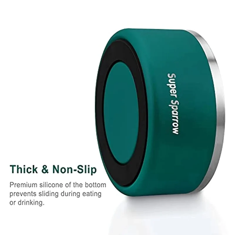 Comedouro para cães ou gatos, em aço inoxidável, base de silicone antiderrapante, lavável na máquina de lavar louça