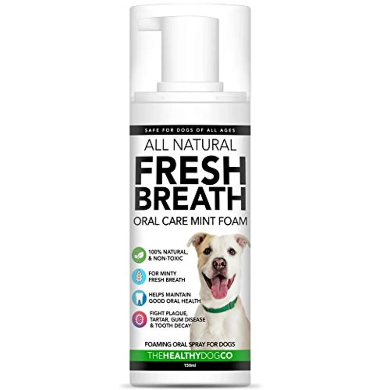 Higiene oral - Aditivo de água refrescante e 100 % natural para cães | Cuidado oral para combater o mau hálito, o sarro e a placa