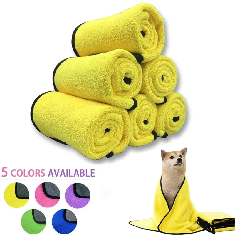 Toalha de Secagem Rápida e Super-Absorvente de Água, em Fibra
