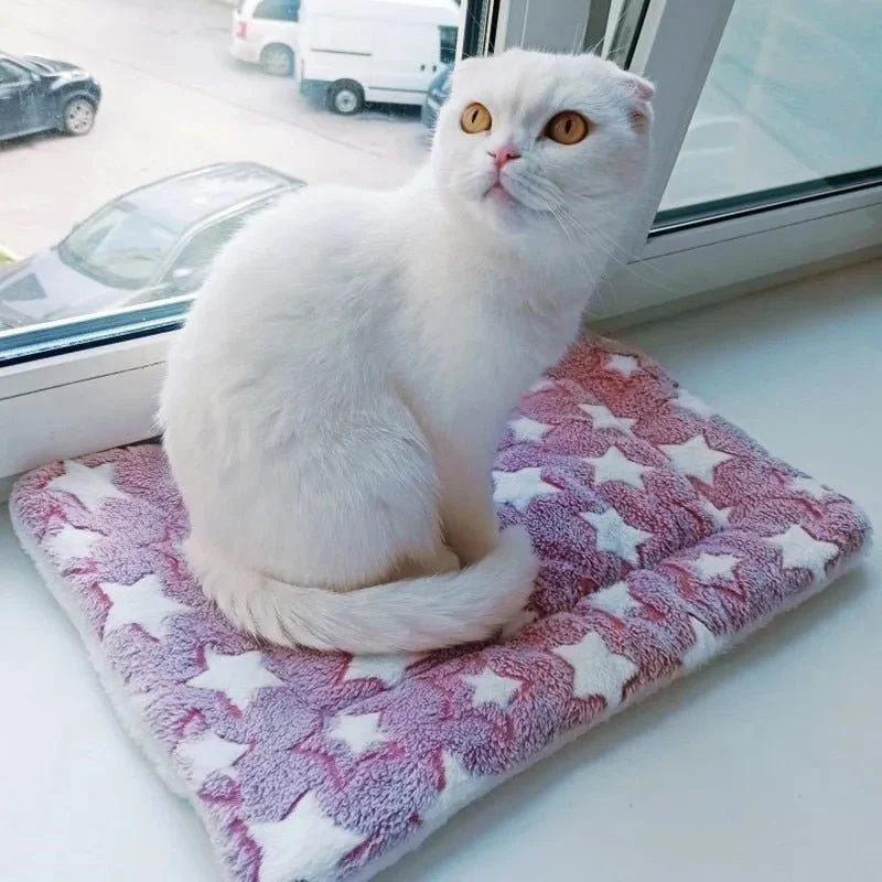 🐶🐱 Almofada / Base de Cama / Manta em FLANELA MACIA e QUENTINHA para Cães ou Gatos ✅