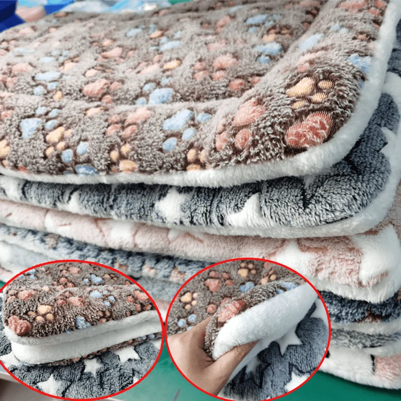 🐶🐱 Almofada / Base de Cama / Manta em FLANELA MACIA e QUENTINHA para Cães ou Gatos ✅