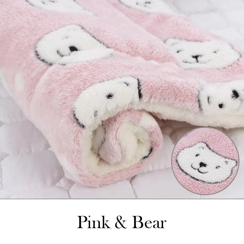 🐶🐱 Almofada / Base de Cama / Manta em FLANELA MACIA e QUENTINHA para Cães ou Gatos ✅