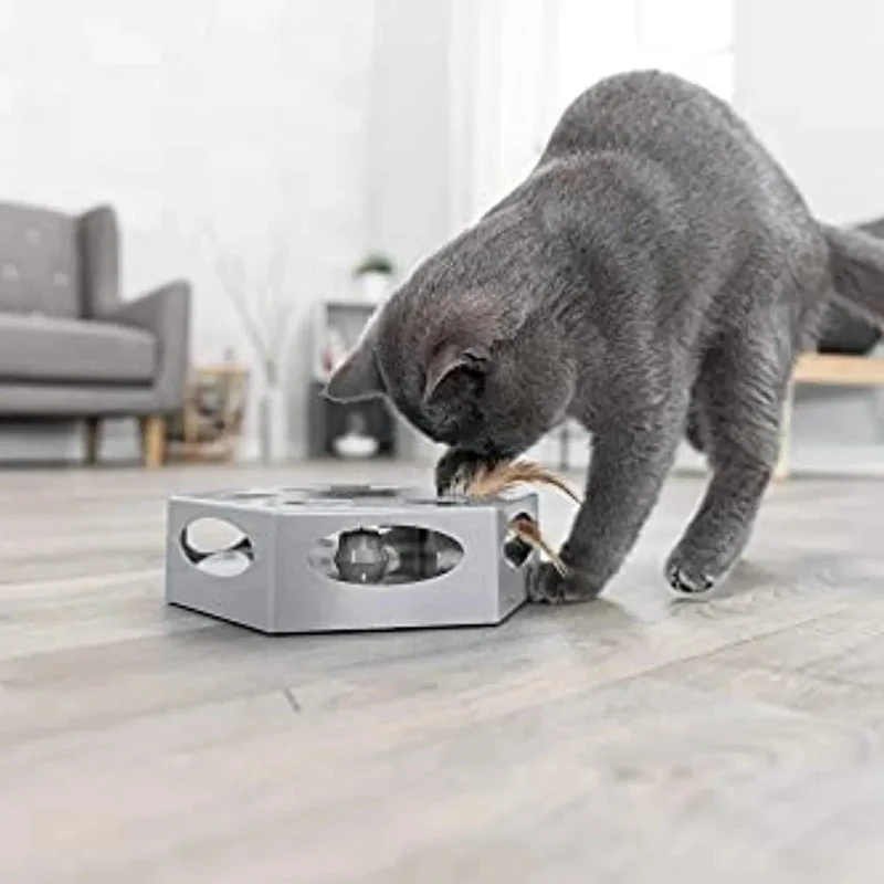 Brinquedo com Pena "Saltitante" para Gatos da Trixie