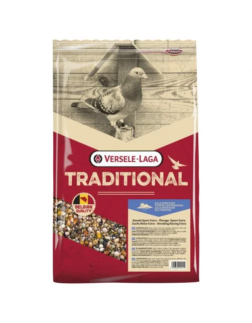 Versele-Laga Traditionelles Zucht-/Sport-Extra-Taubenfutter – Taubenfutter – 5 kg